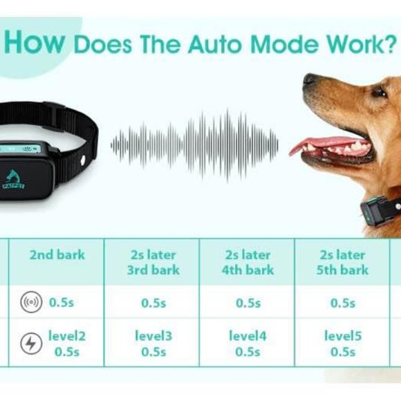 NEW Patpet Bark Collar #A12 for medium dog doggy pet - Picture 4 of 7